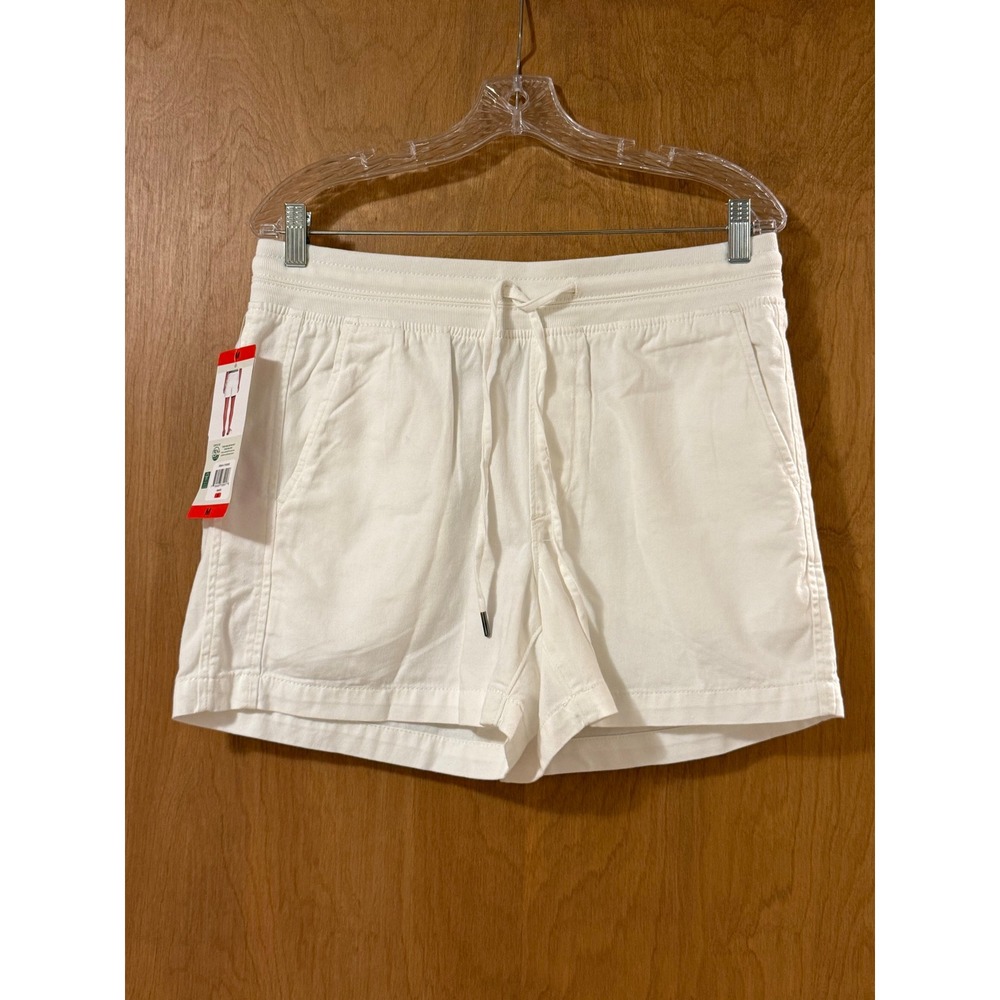 Orvis Womens White Drawstring Shorts Item 1752052 Size Medium NWT